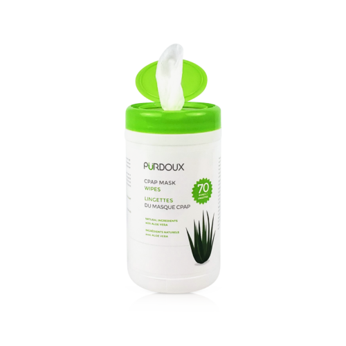Purdoux CPAP Mask Wipes With Aloe Vera (Unscented)