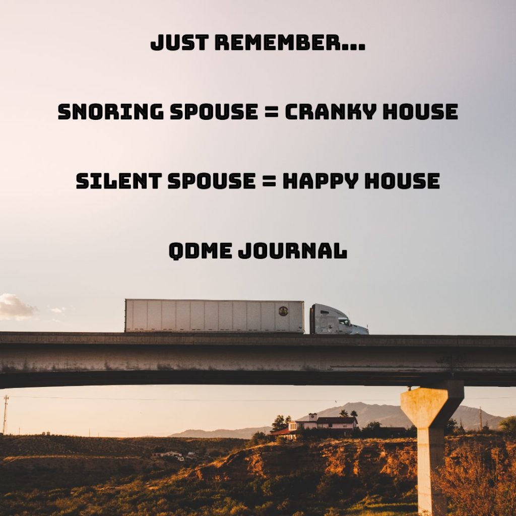 The Dangers of Sleep Apnea in Truck Drivers Quotes Image